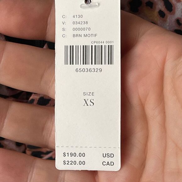 ANTHROPOLOGIE Ranna Gill Floral Cut-Out Midi Dress animal print cutout size XS - Picture 9 of 14